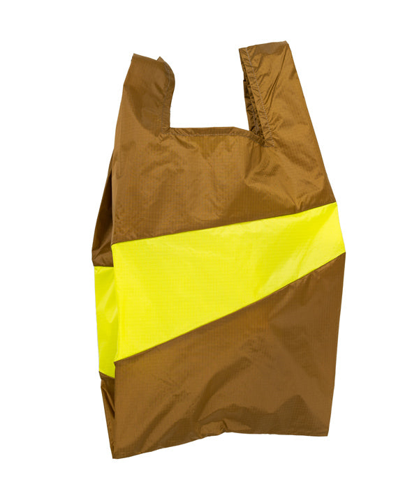 Susan Bijl - Shopping Bag Make & Fluo Yellow - trus.
