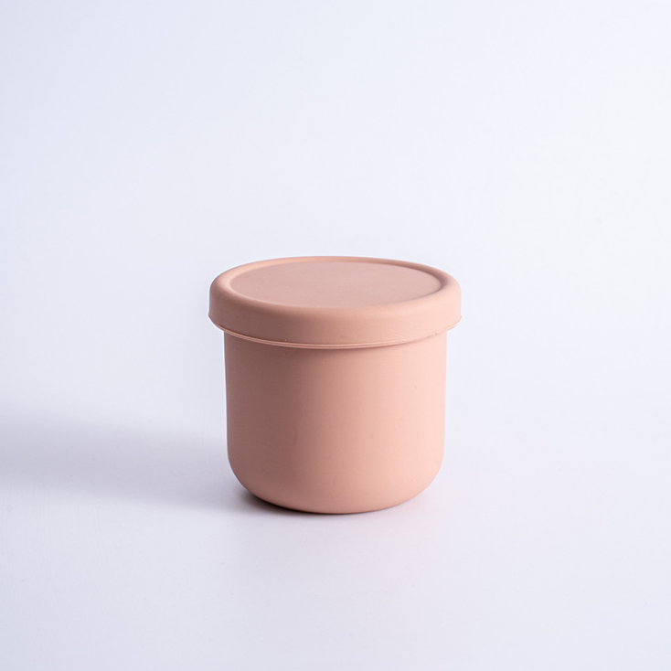 Set of 2 Silicone Containers - Blush - trus.