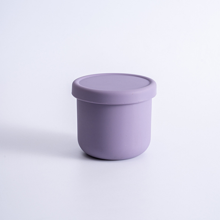 Set of 2 Silicone Containers - Lilac - trus.