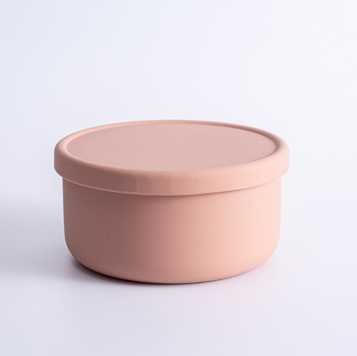 Set of 2 Silicone Containers - Blush - trus.