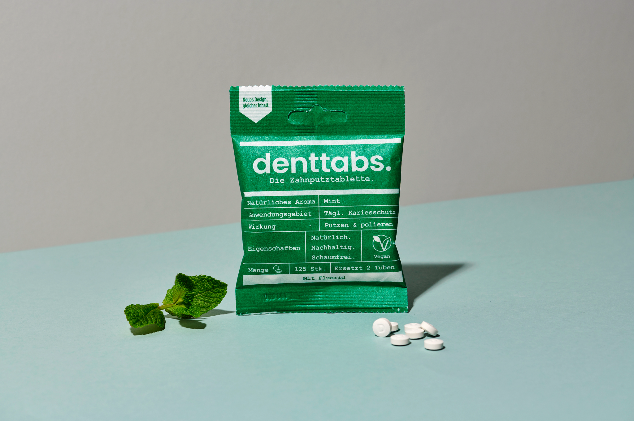 Toothpaste Tabs Mint - with/without fluoride - trus.