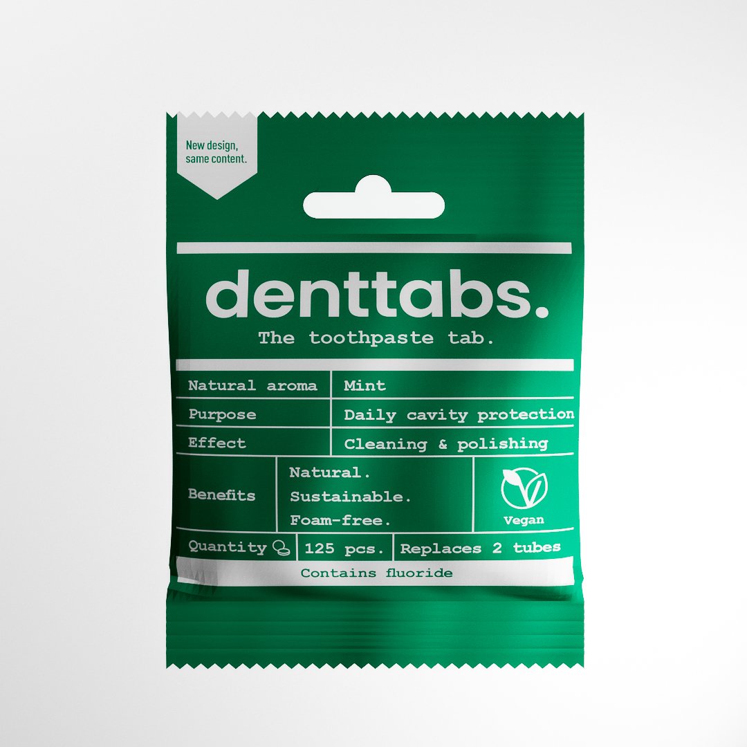 Toothpaste Tabs Mint - with/without fluoride - trus.