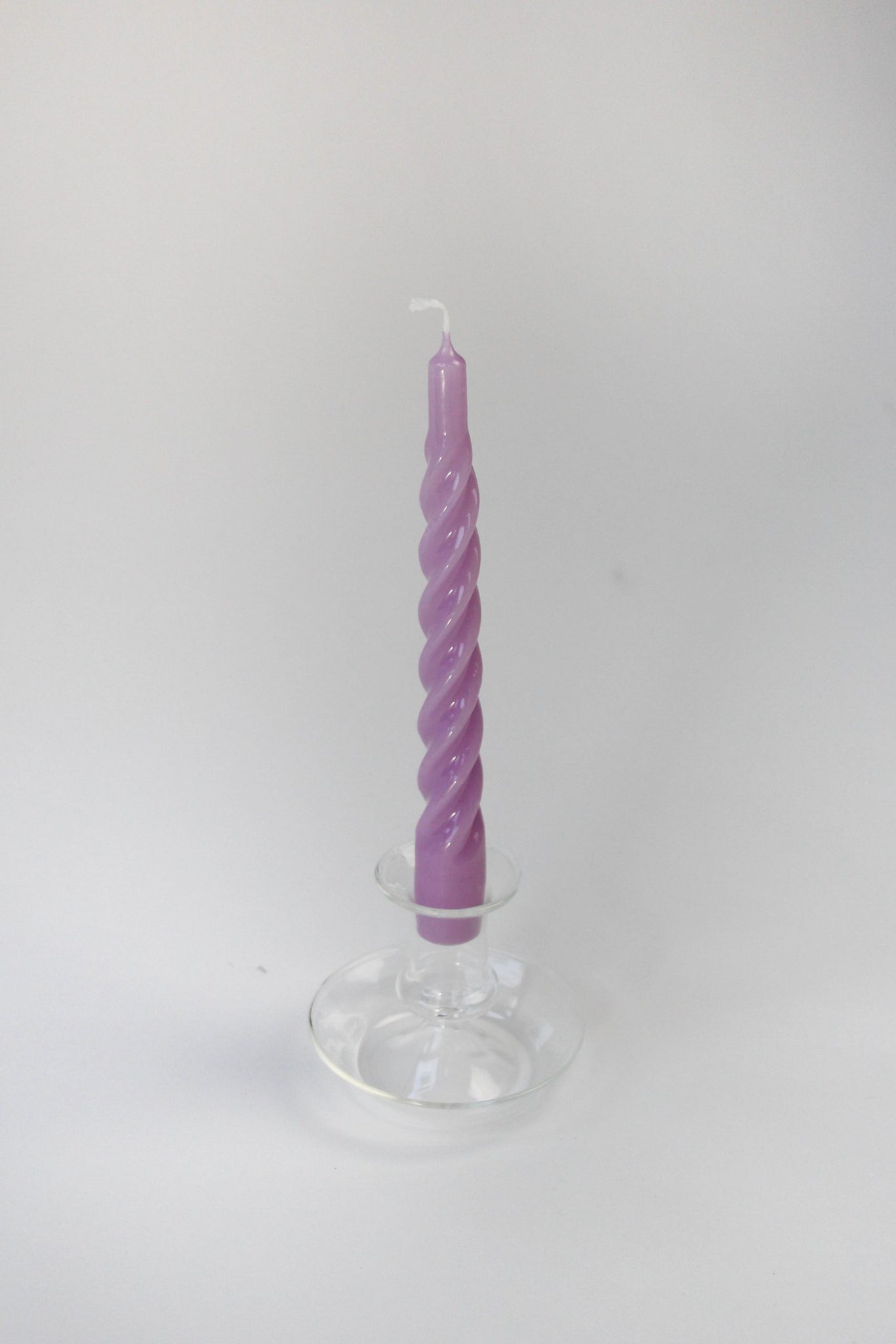 twisted candles lila, gedraaide kaarsen trus.store