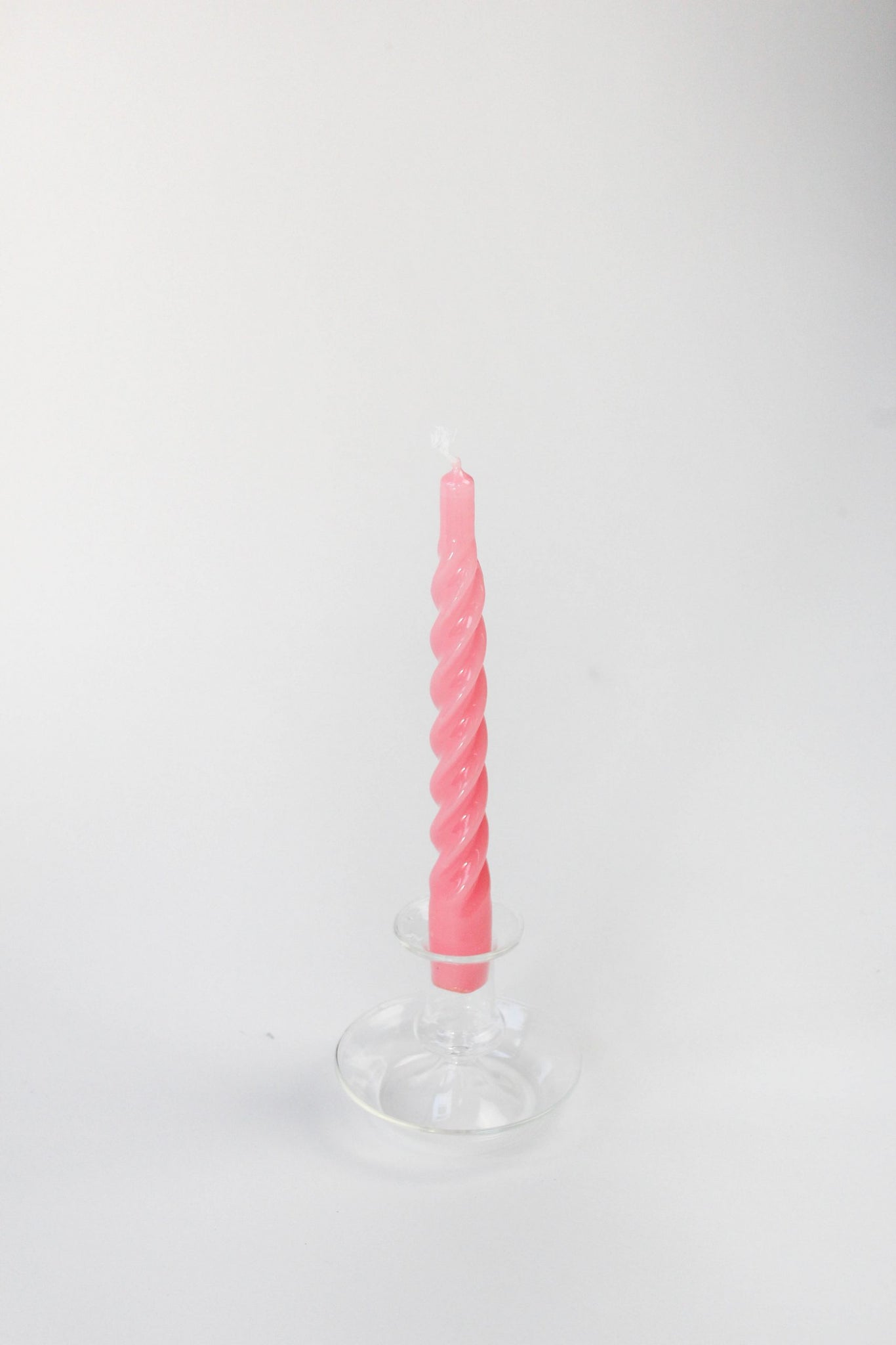 twisted candles roze, gedraaide kaarsen trus.store